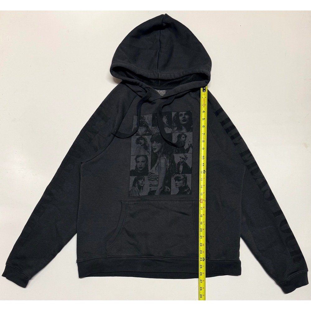Taylor Swift The Eras Tour Hoodie Black Charcoal Concert Merch Small Sweatshirt